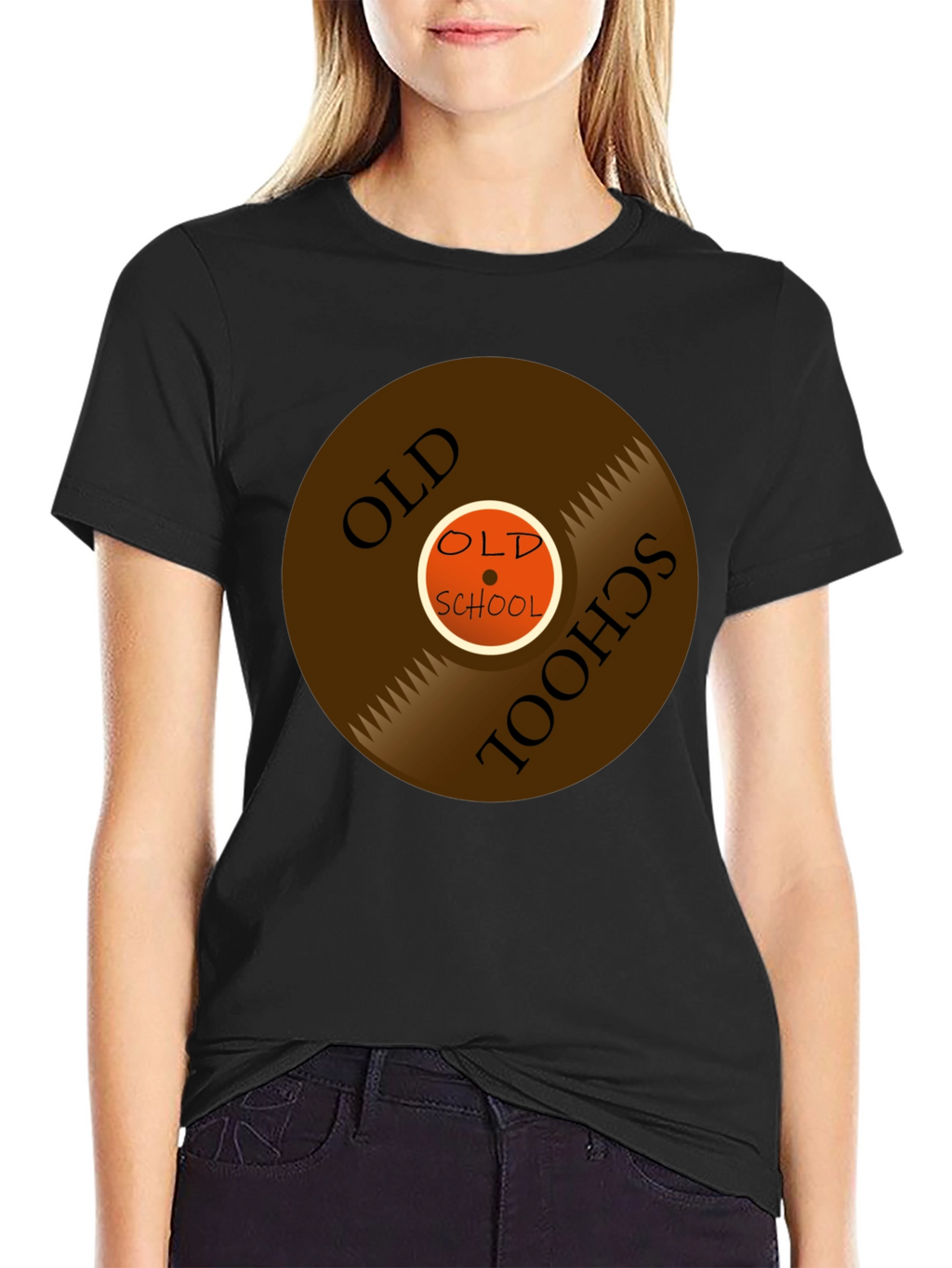 Old School Vinyl Record Graphic Tee