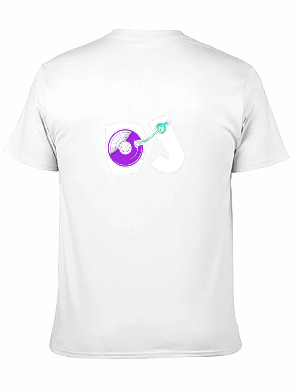 DJ Turntable Graphic Black T-Shirt