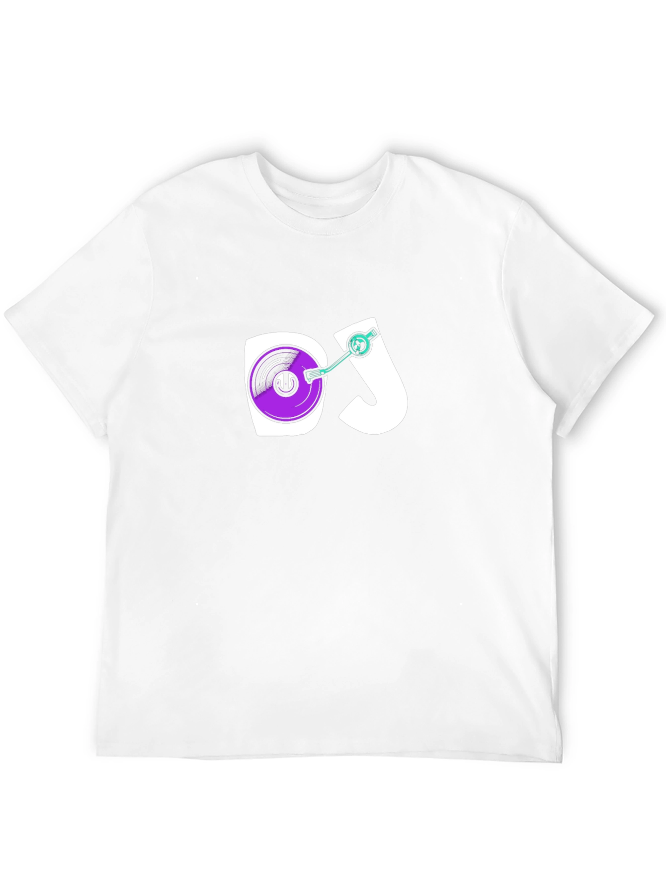 DJ Turntable Graphic Black T-Shirt