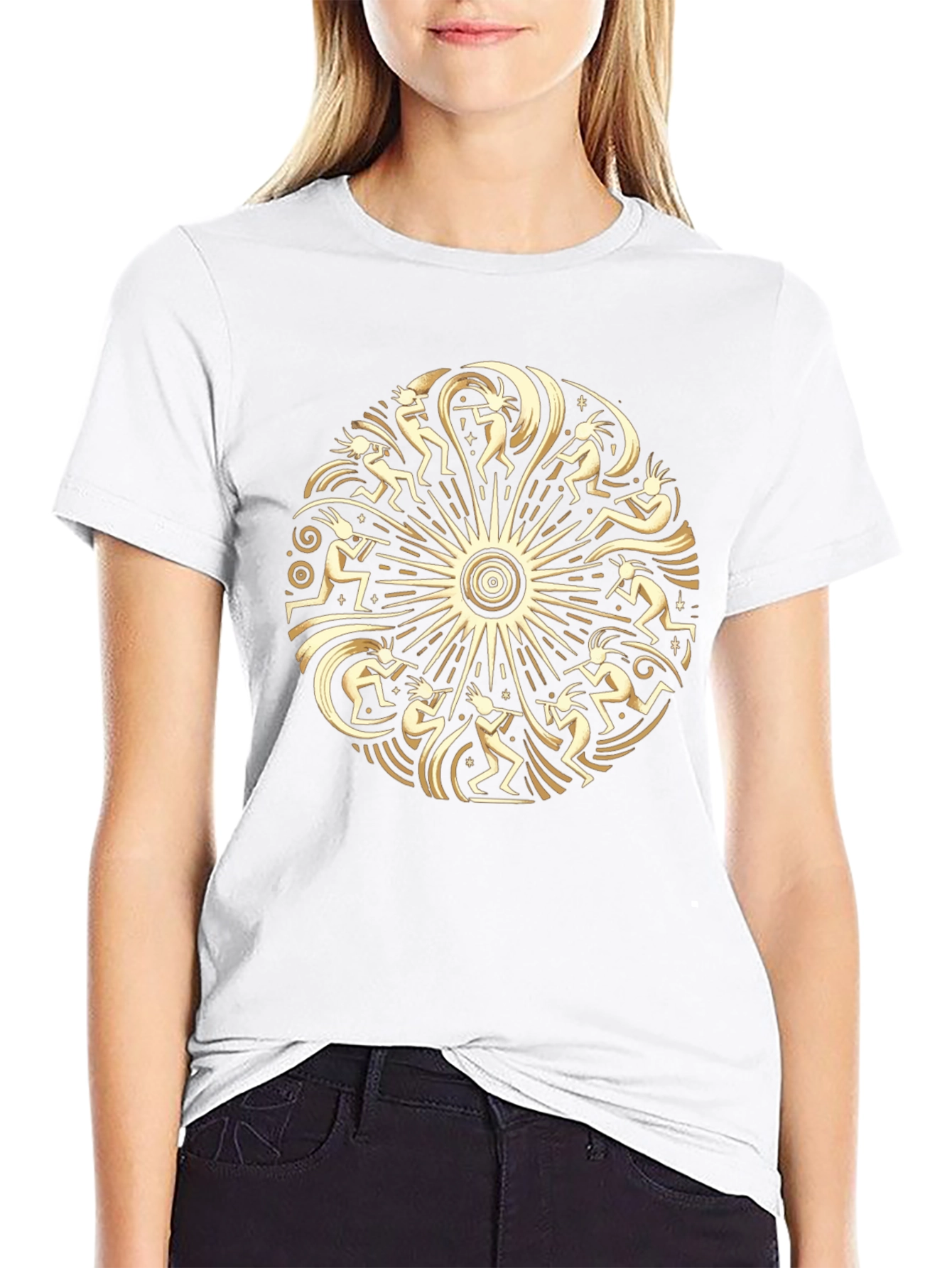 Kokopelli Circle Graphic Tee