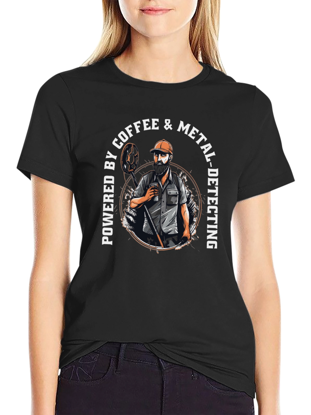 Coffee & Metal Detecting T-Shirt