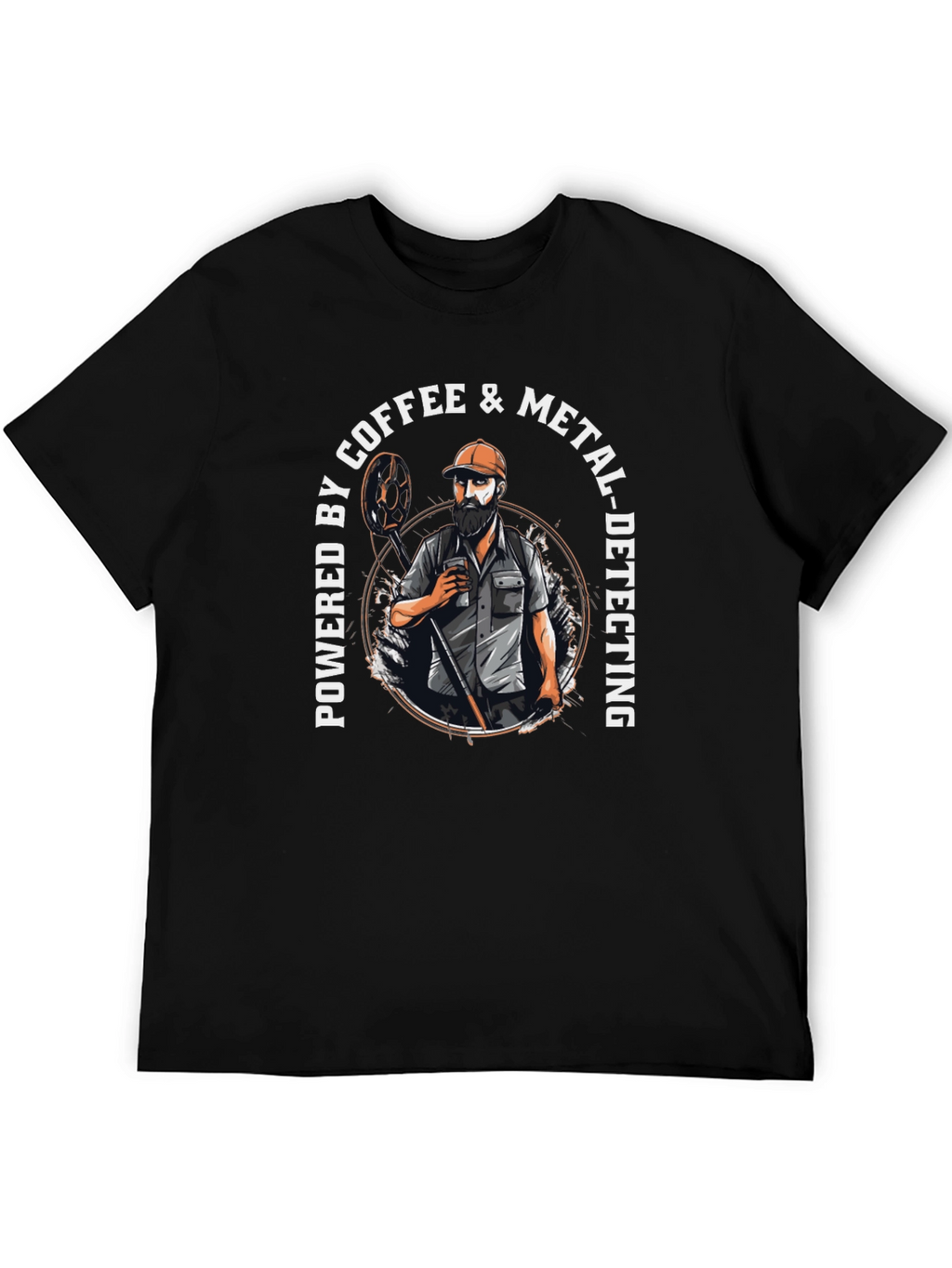 Coffee & Metal Detecting T-Shirt