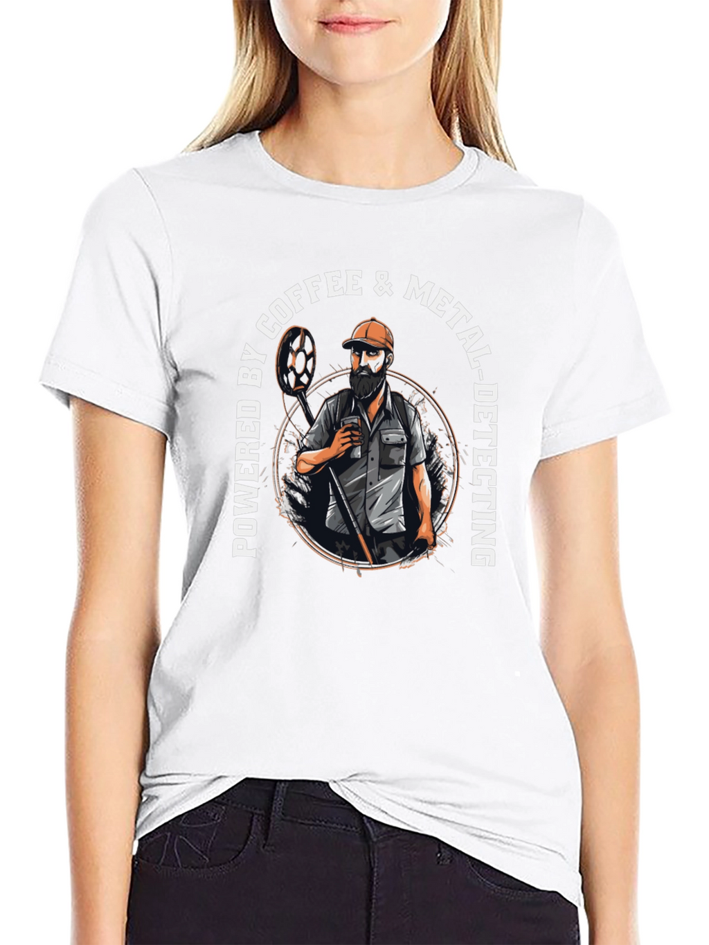 Coffee & Metal Detecting T-Shirt