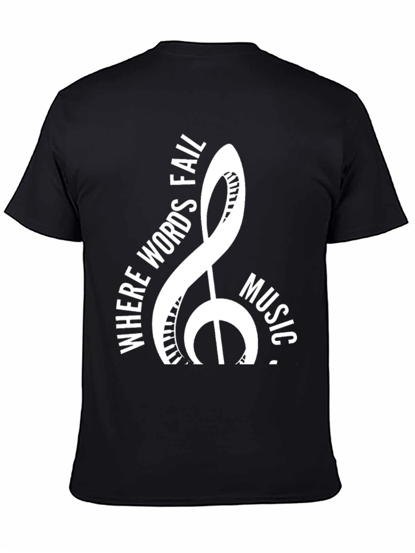 Music T-Shirt: Where Words Fail