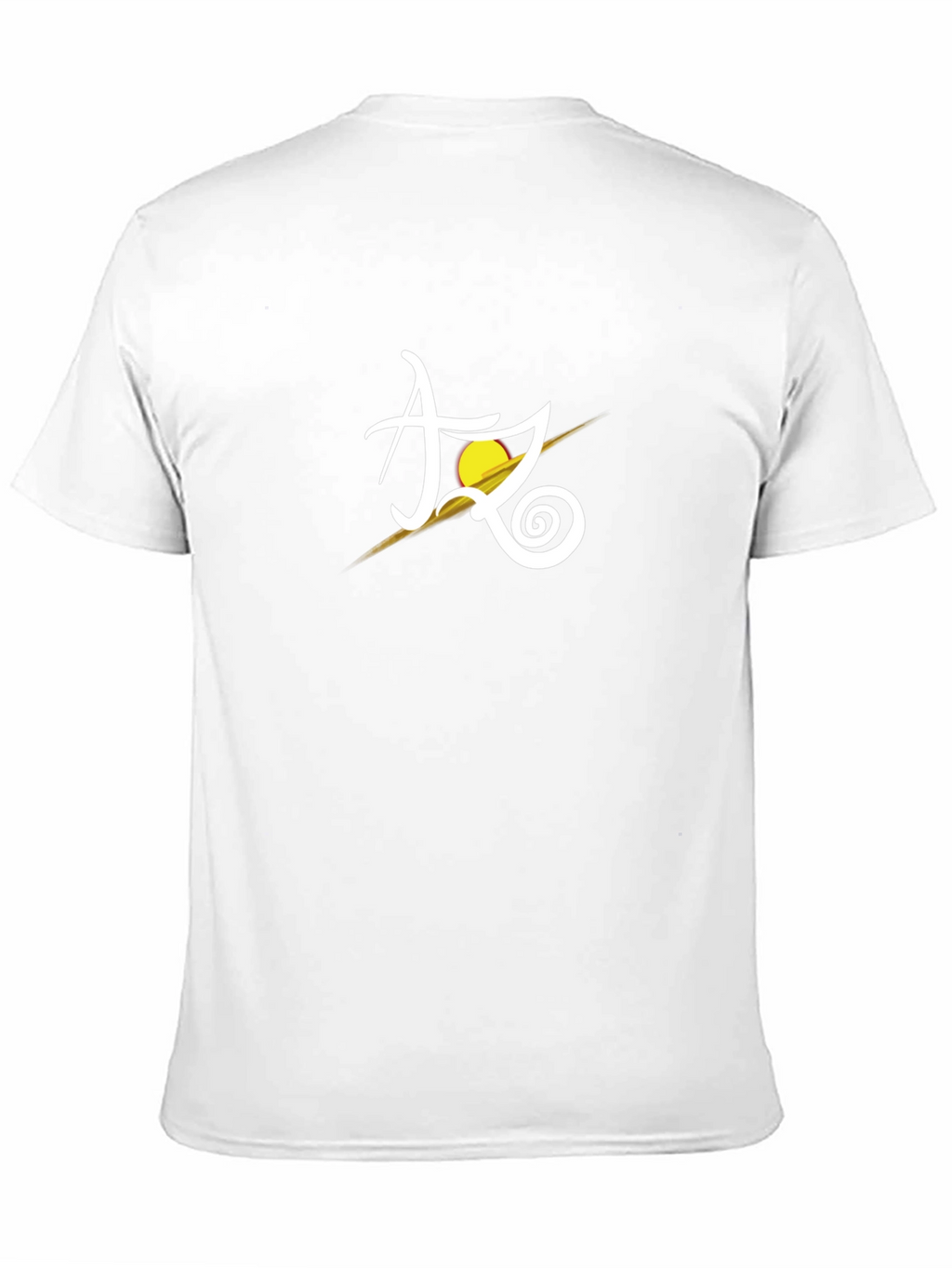 Stylish Black T-Shirt with Abstract Design
