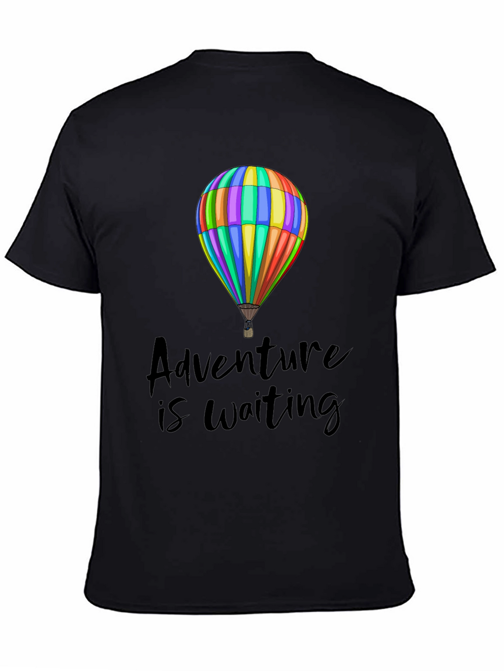 Adventure Waiting Hot Air Balloon Graphic Tee