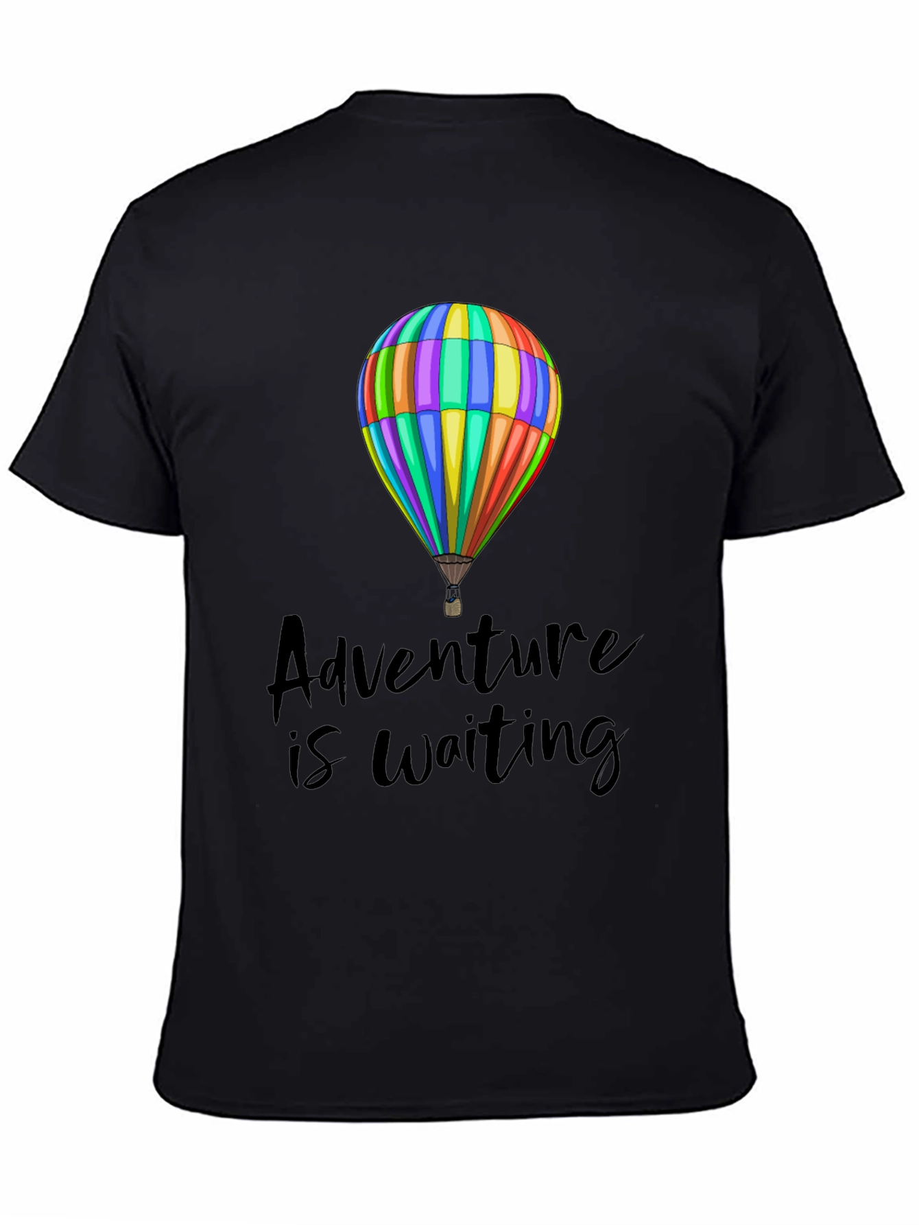 Adventure Waiting Hot Air Balloon Graphic Tee