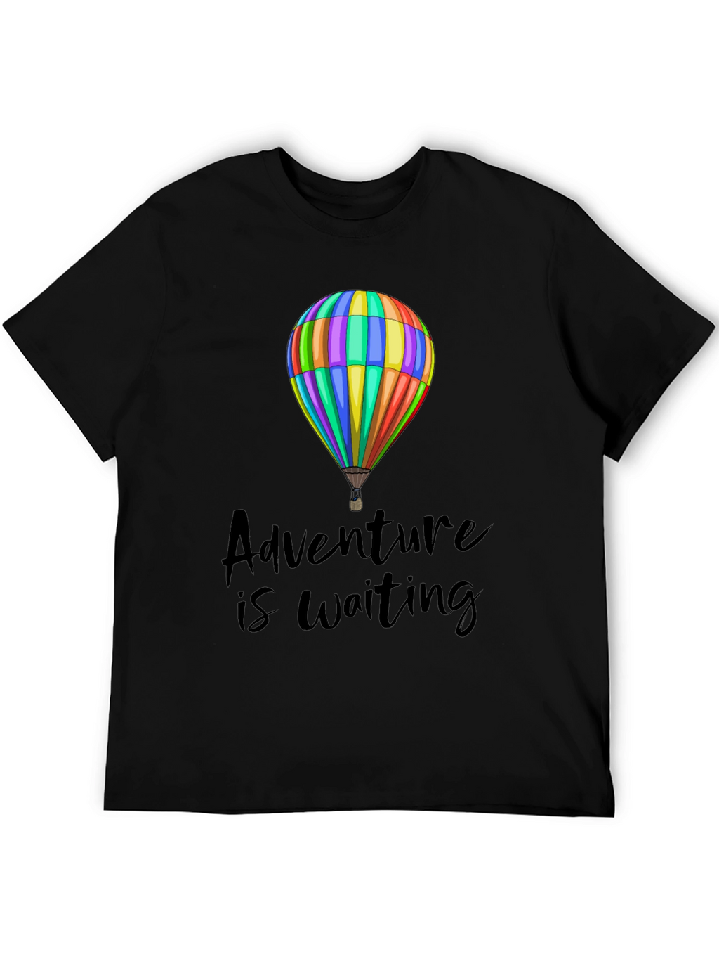 Adventure Waiting Hot Air Balloon Graphic Tee