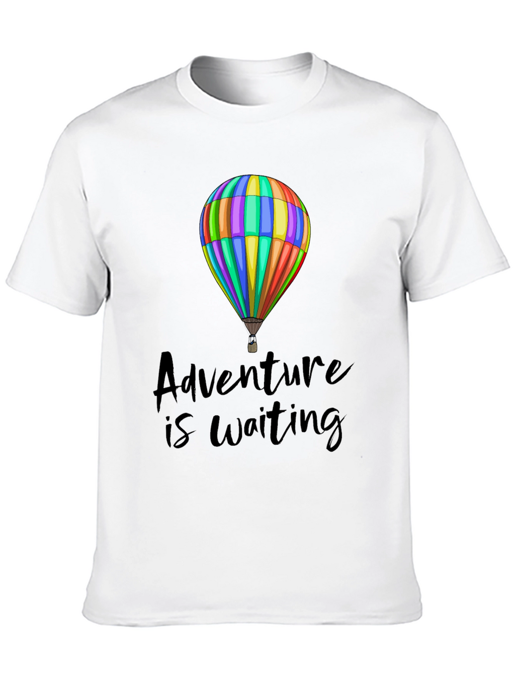 Adventure Waiting Hot Air Balloon Graphic Tee