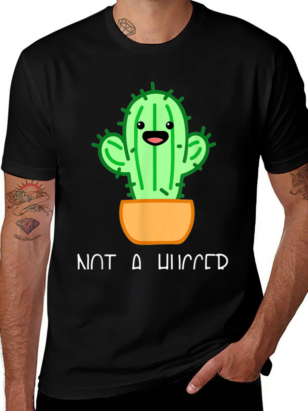 Not A Hugger Cactus T-Shirt