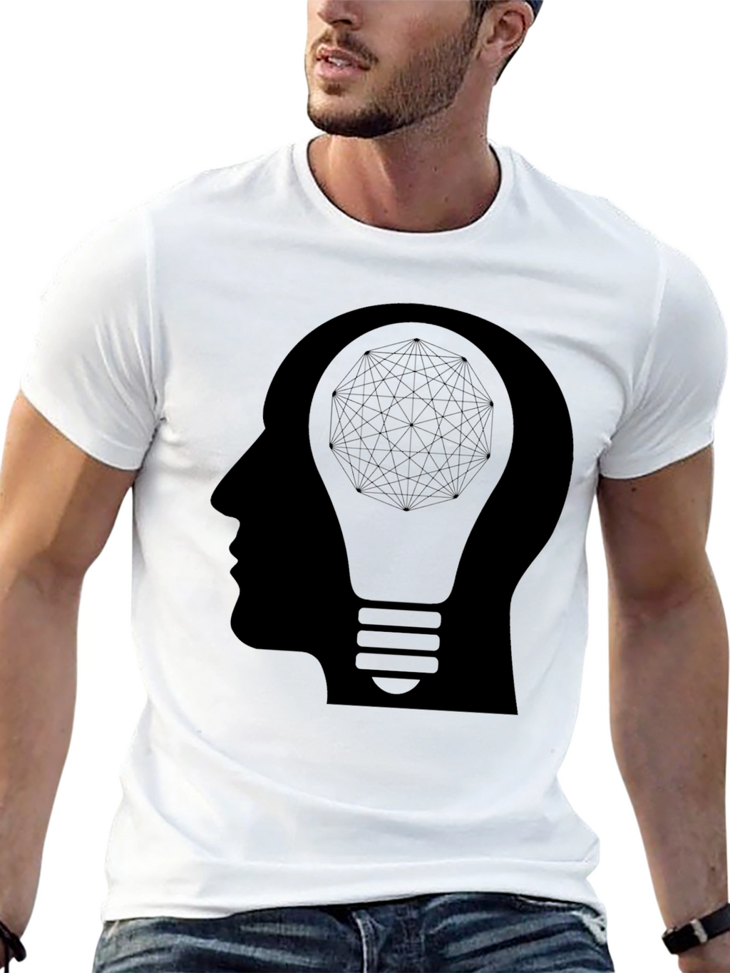 Creative Mind Graphic Tee - Black T-Shirt