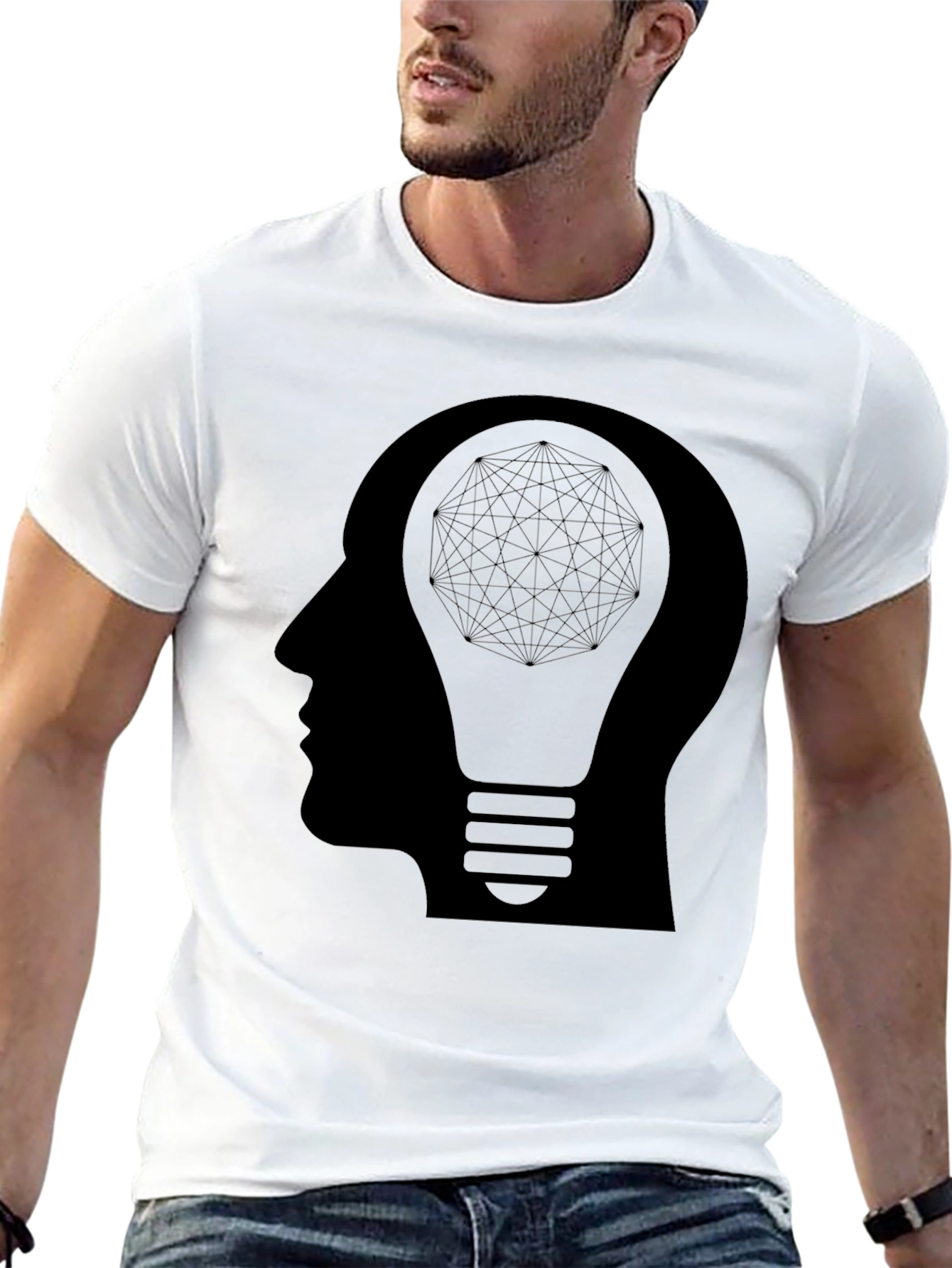 Creative Mind Graphic Tee - Black T-Shirt