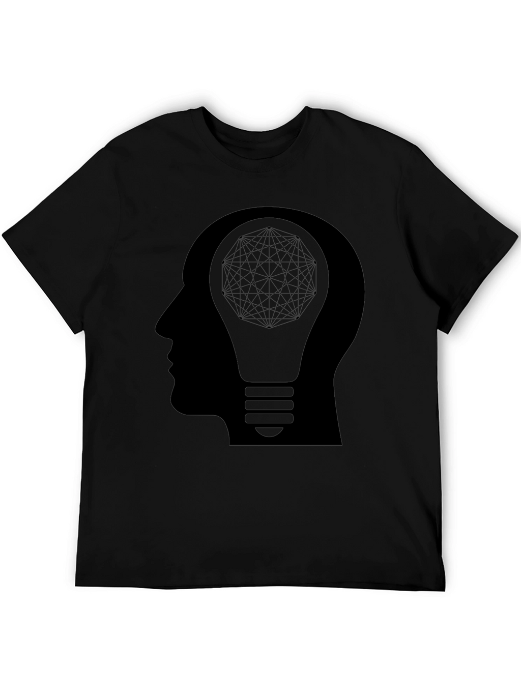 Creative Mind Graphic Tee - Black T-Shirt