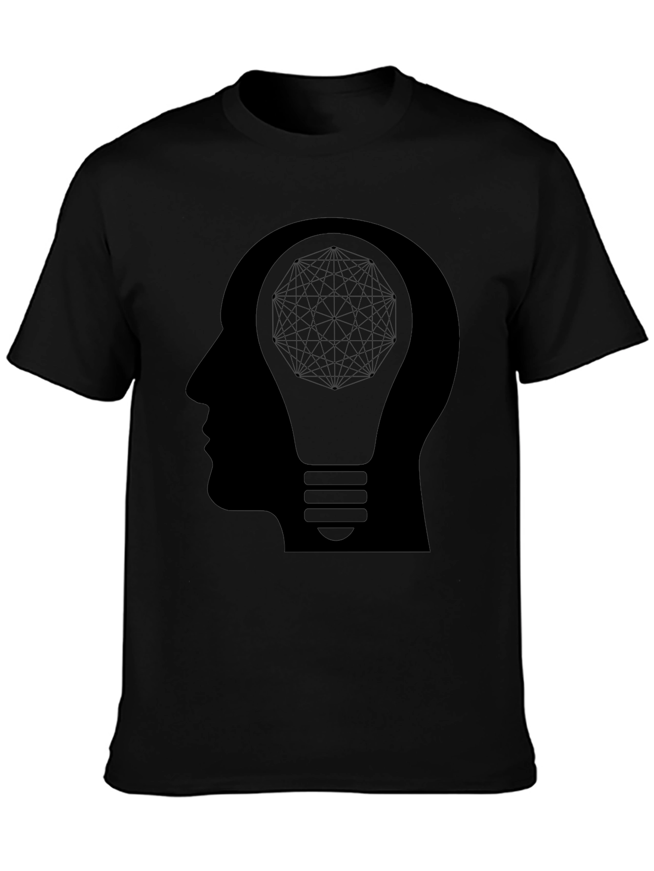Creative Mind Graphic Tee - Black T-Shirt