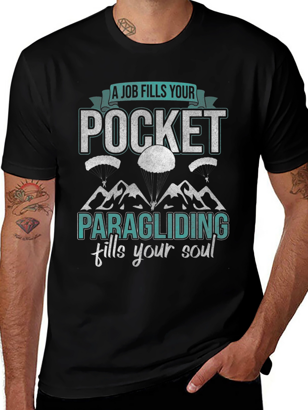 Paragliding Soul Graphic T-Shirt