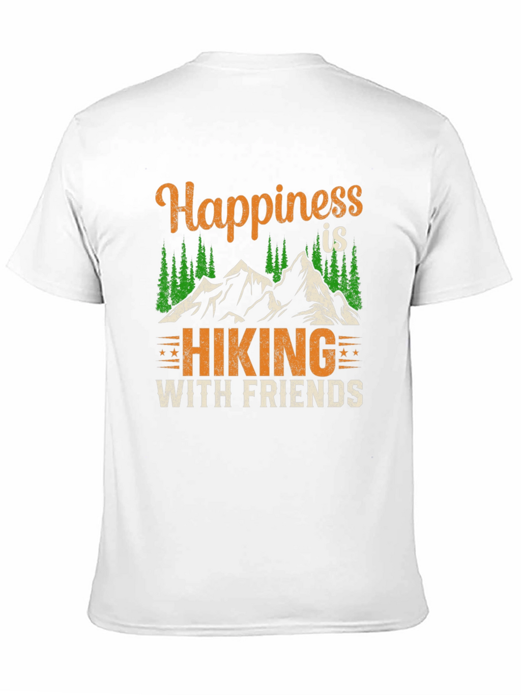 Happiness is Hiking with Friends Graphic Tee