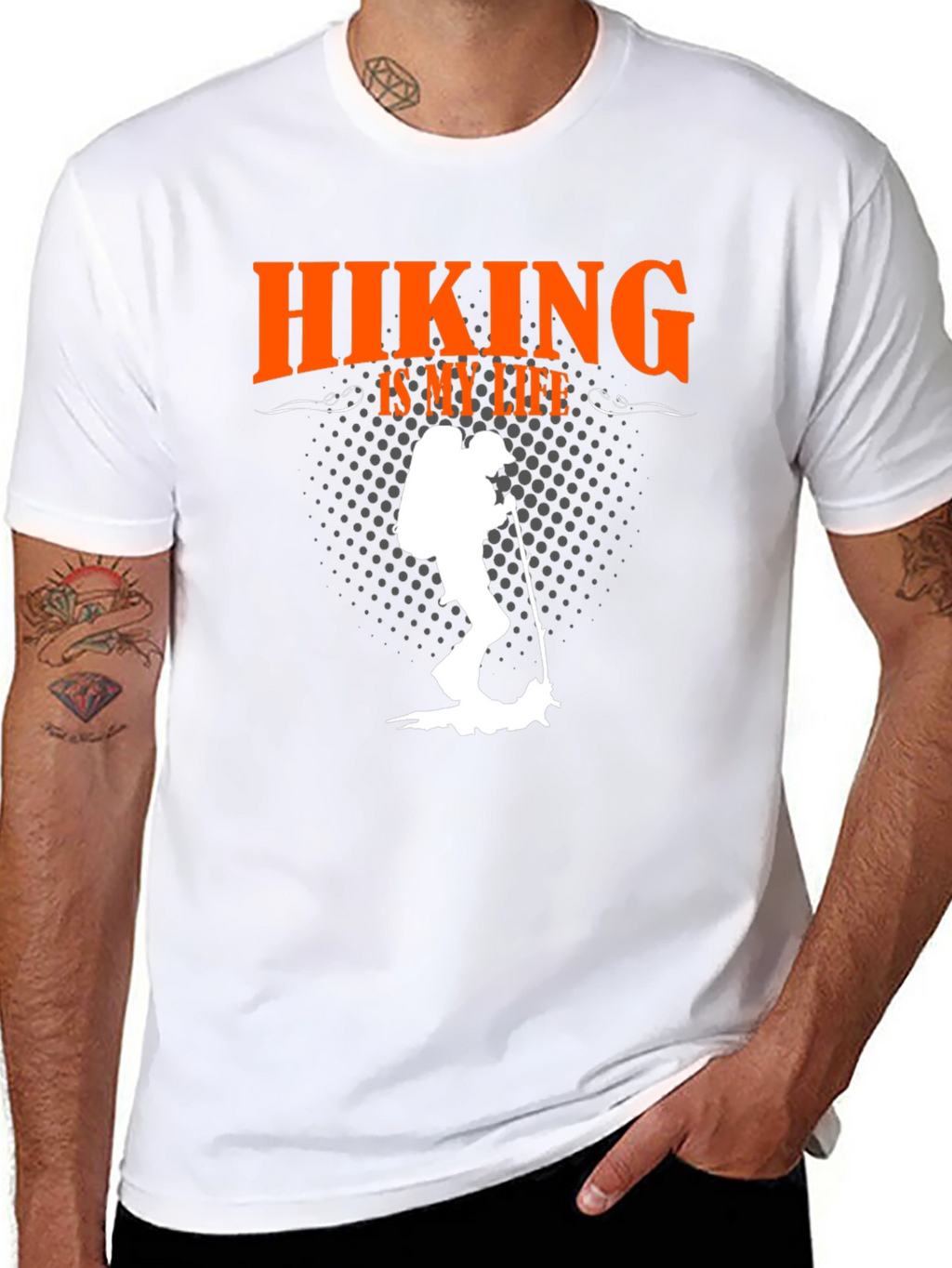 Hiking Is My Life Graphic Tee
