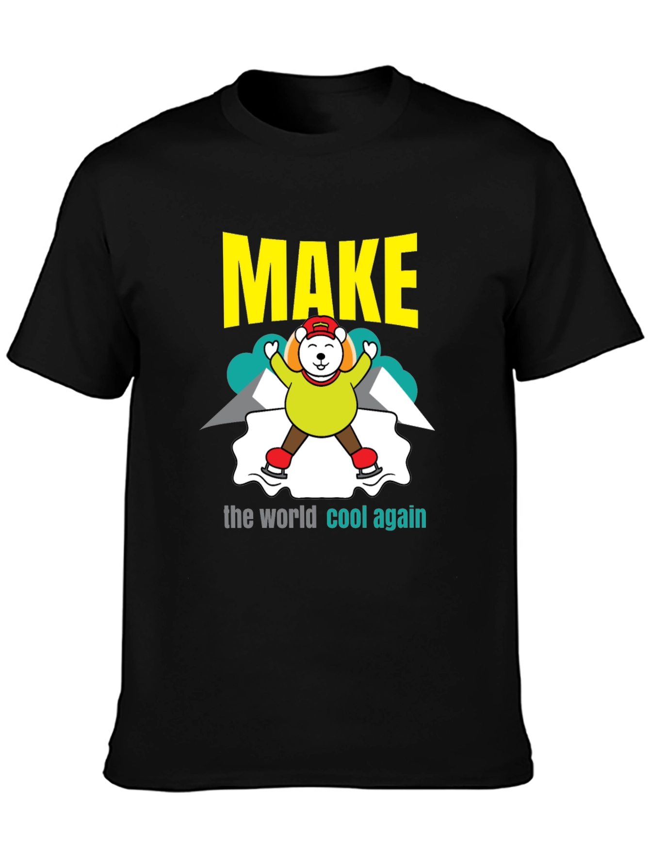 Cool Bear T-Shirt - Make the World Cool Again