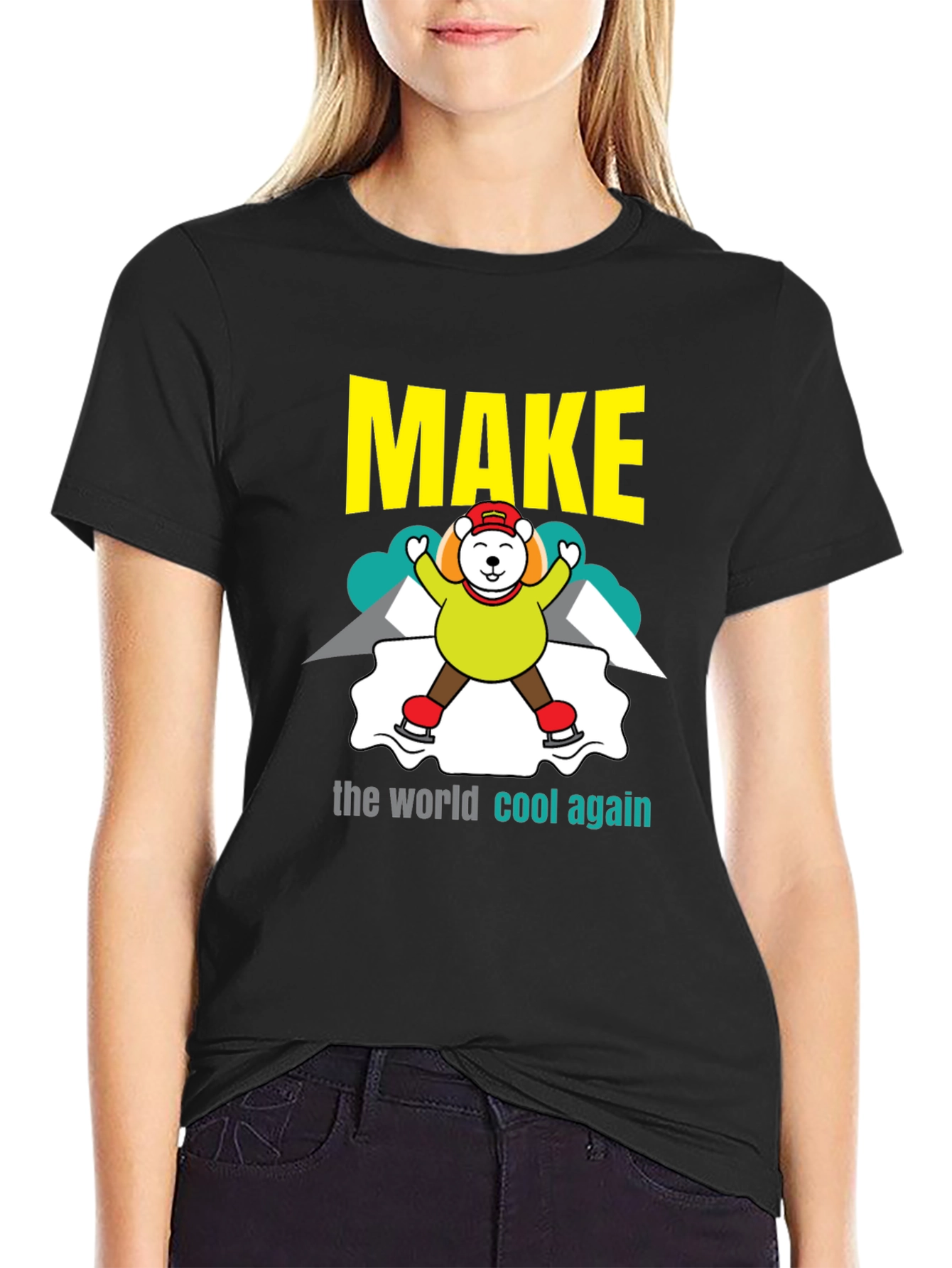 Cool Bear T-Shirt - Make the World Cool Again