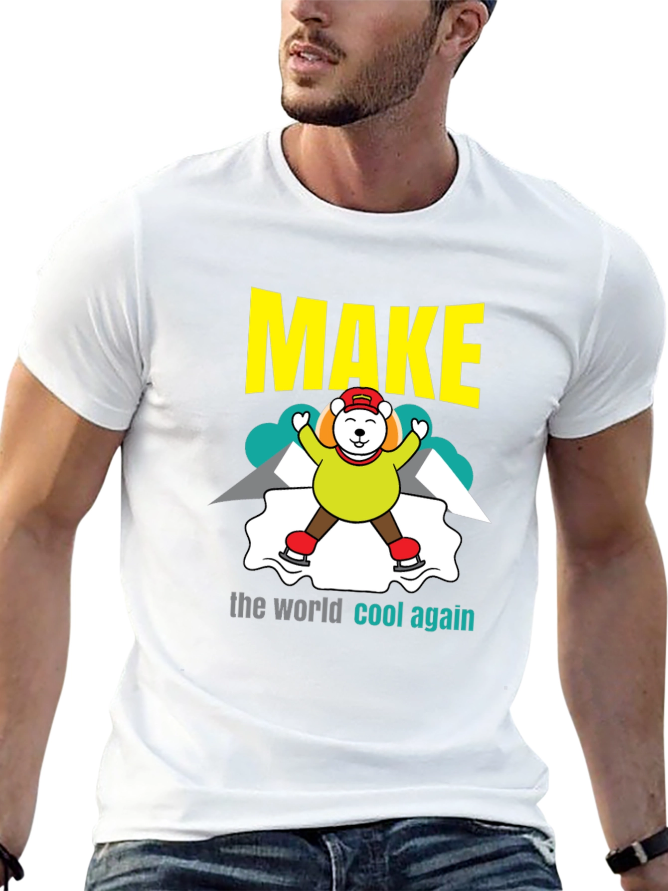 Cool Bear T-Shirt - Make the World Cool Again