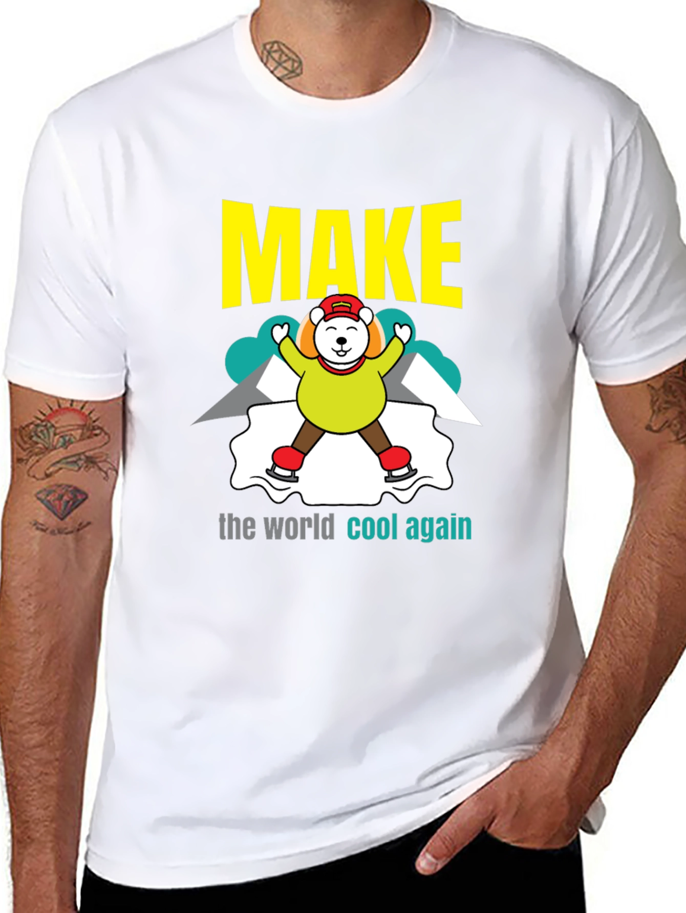 Cool Bear T-Shirt - Make the World Cool Again
