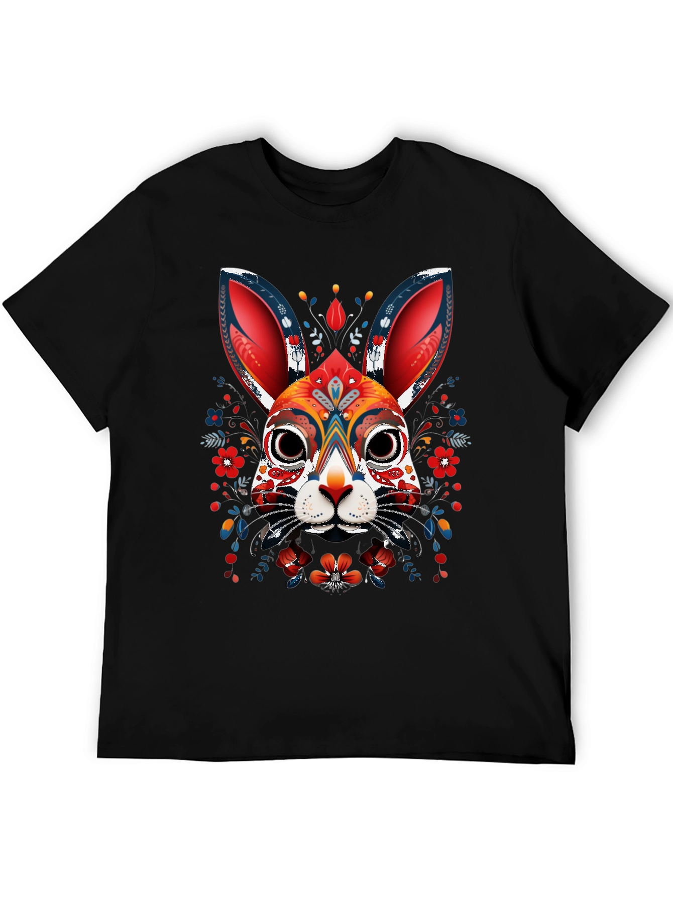 Day of the Dead Rabbit Graphic Tee