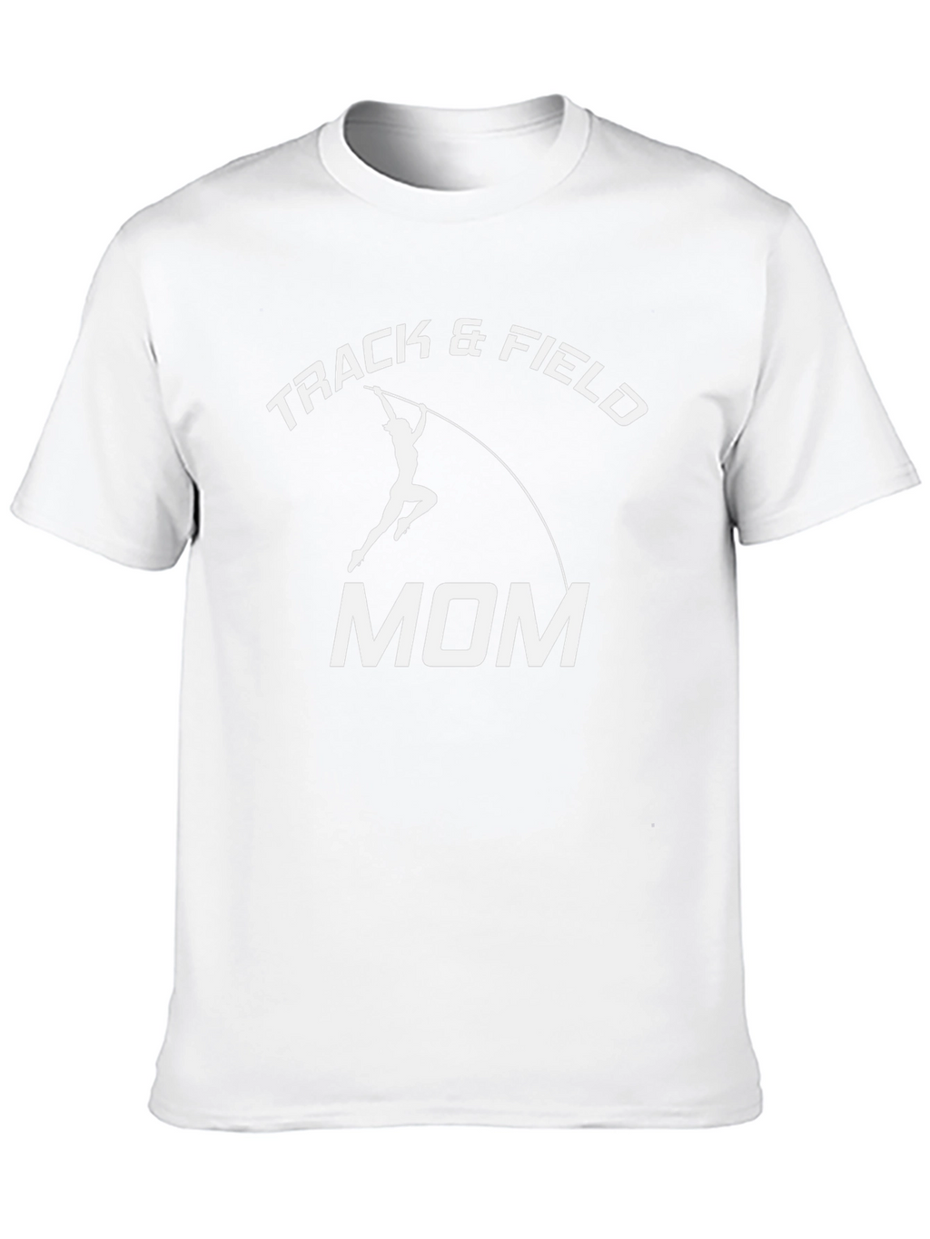 Track & Field Mom T-Shirt - Pole Vault Design