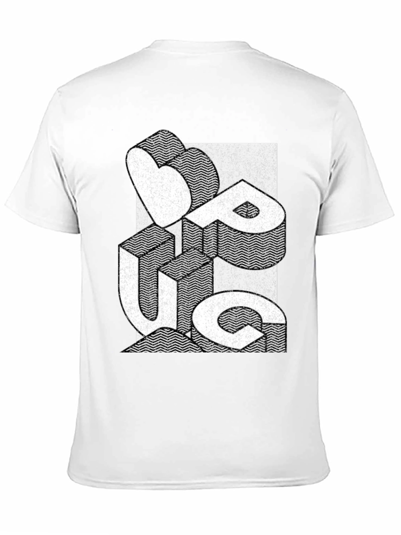 Cool Graphic Print Black T-Shirt