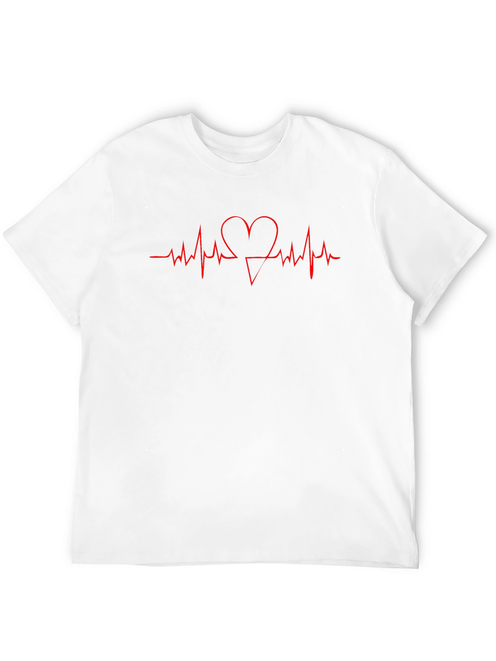 Heartbeat Heart T-Shirt - Stylish Casual Tee