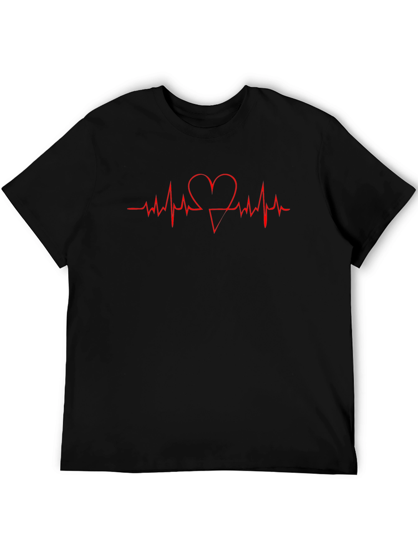 Heartbeat Heart T-Shirt - Stylish Casual Tee