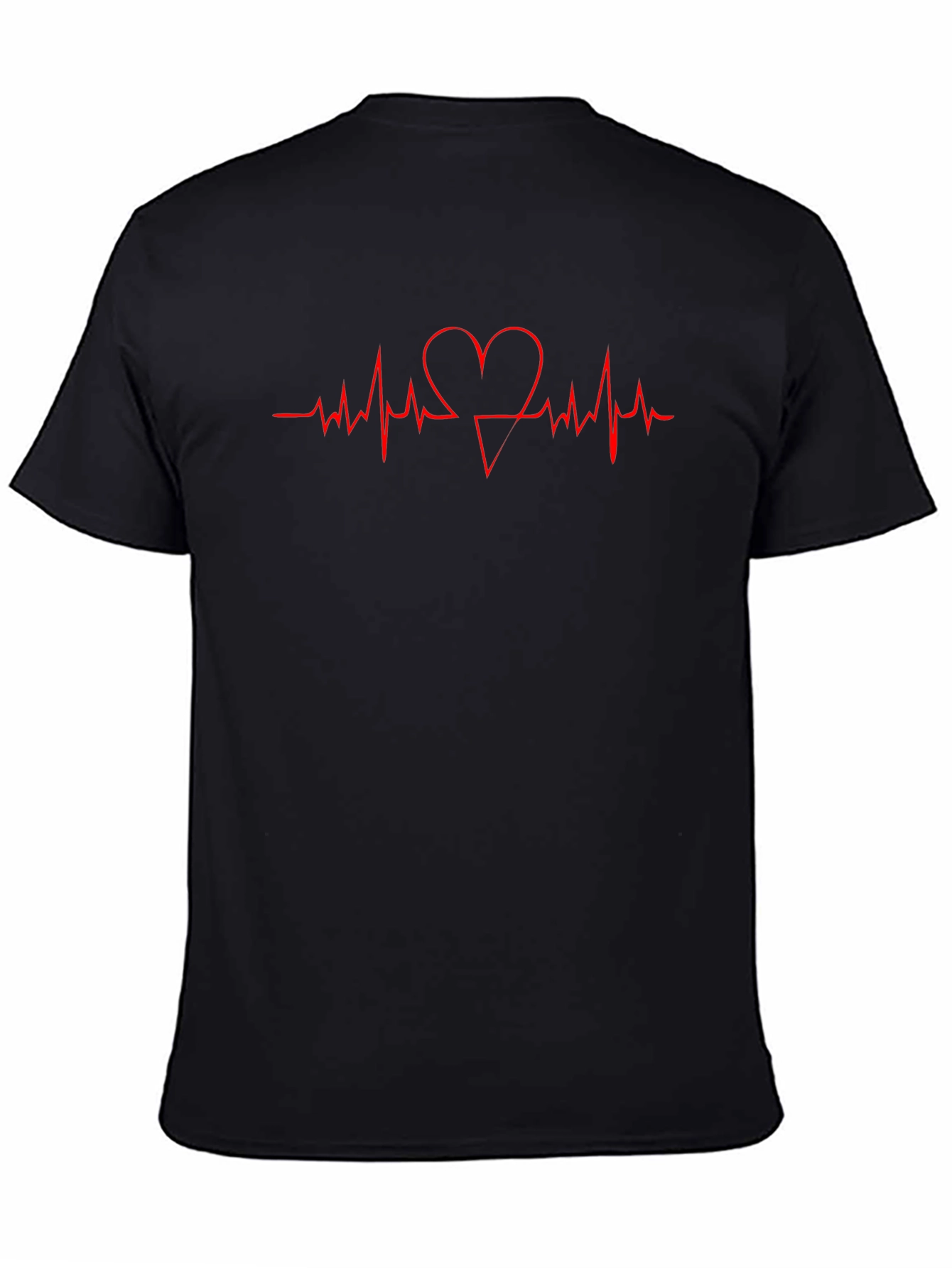 Heartbeat Heart T-Shirt - Stylish Casual Tee