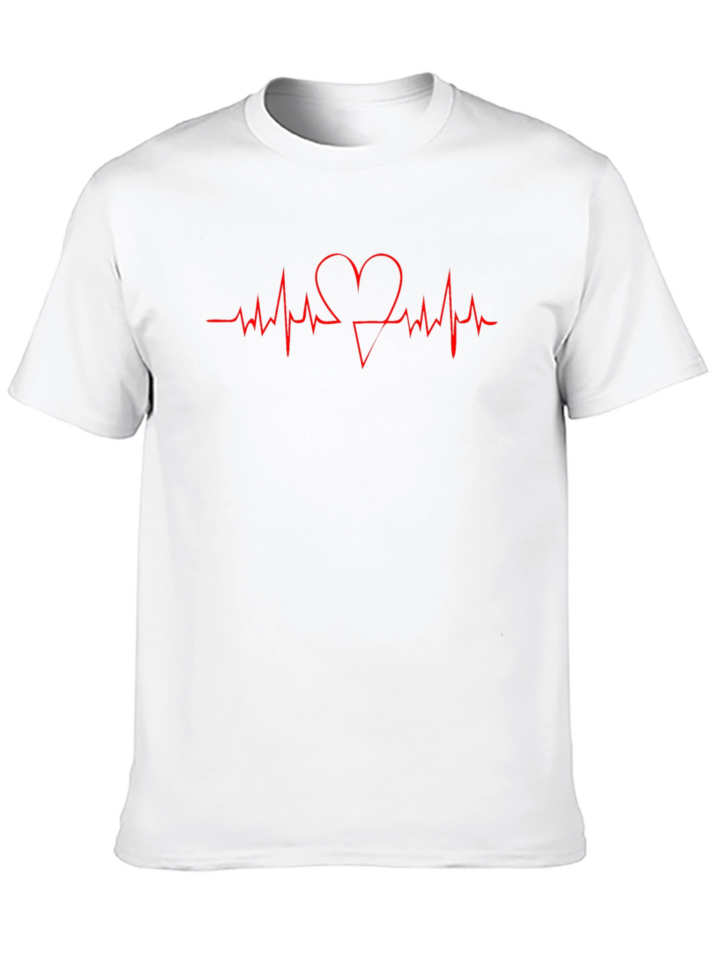 Heartbeat Heart T-Shirt - Stylish Casual Tee