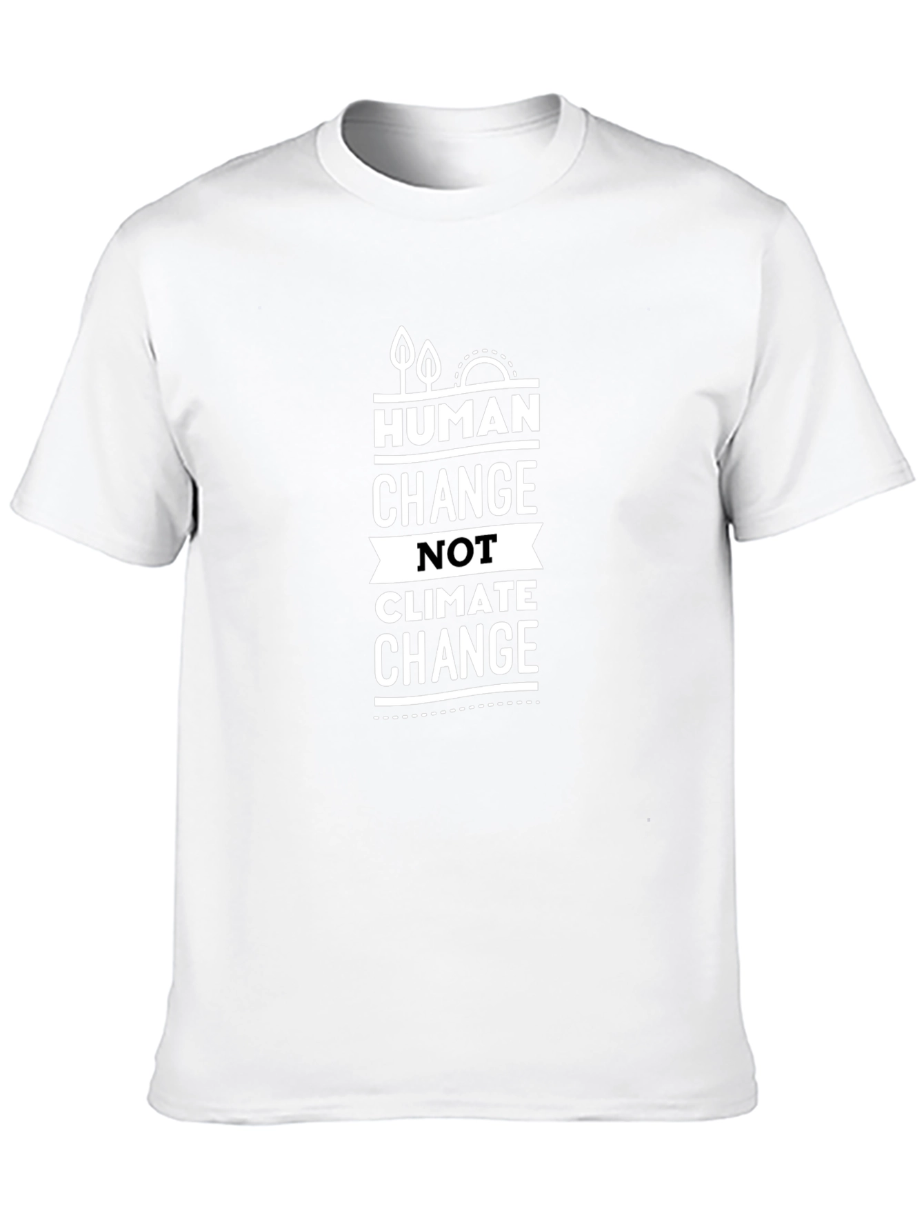 Human Change Not Climate Change Graphic Tee