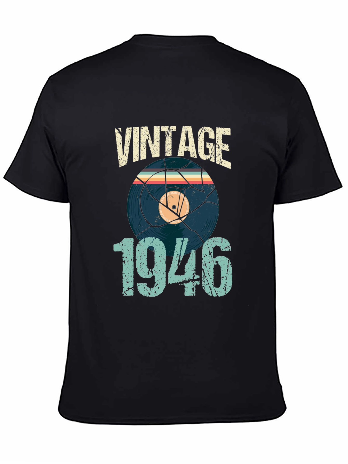 Vintage 1946 Record Graphic T-Shirt
