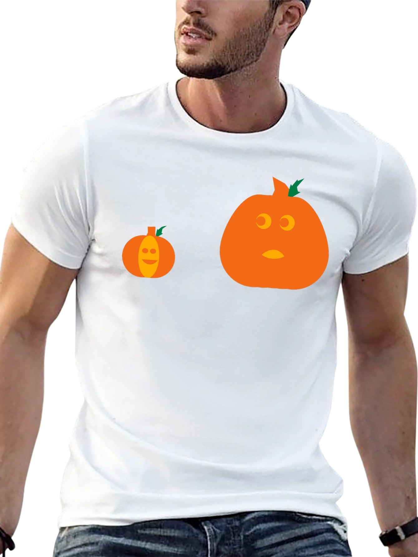 Halloween Pumpkin T-Shirt - Spooky Fun!