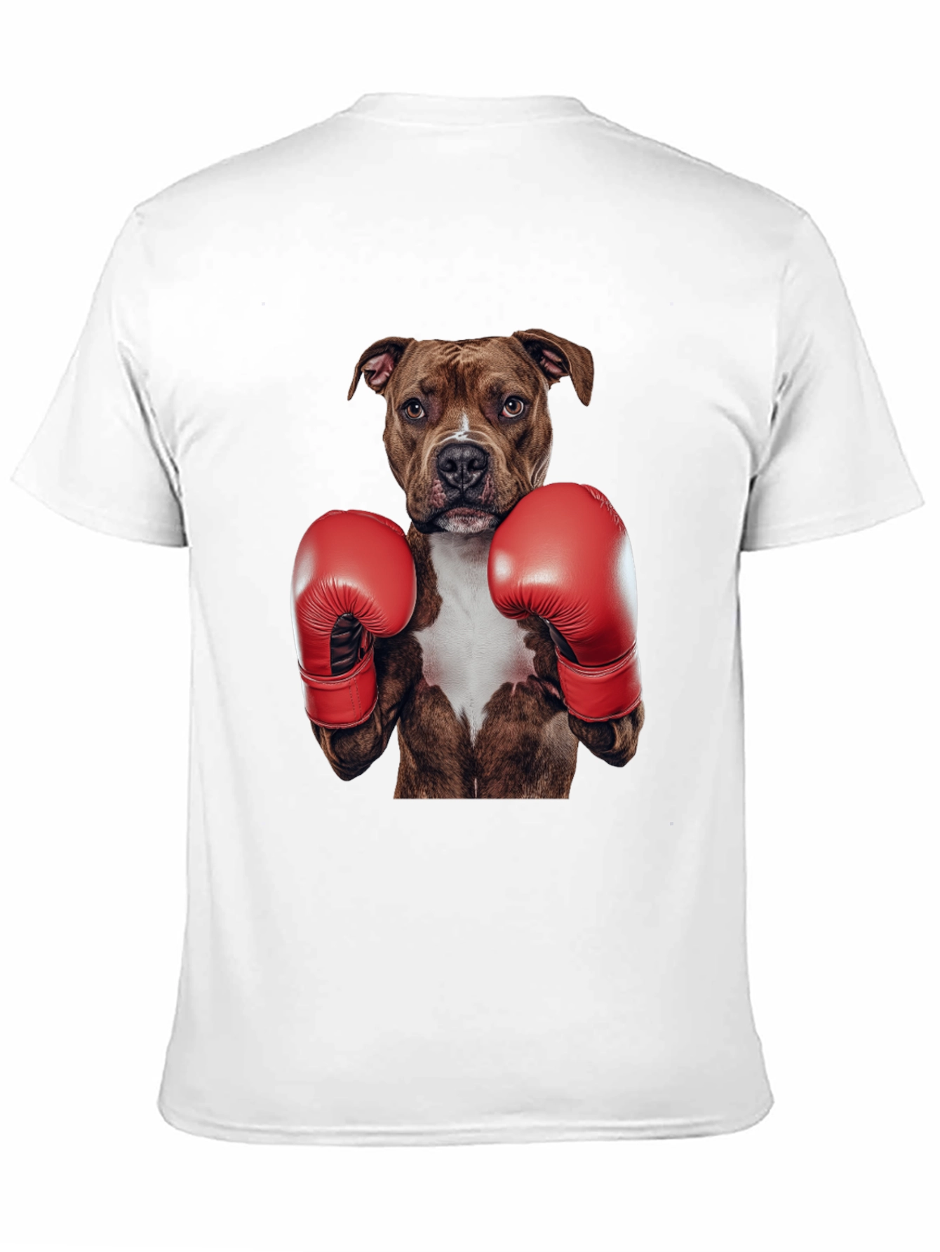 Dog Boxer Graphic T-Shirt - Black