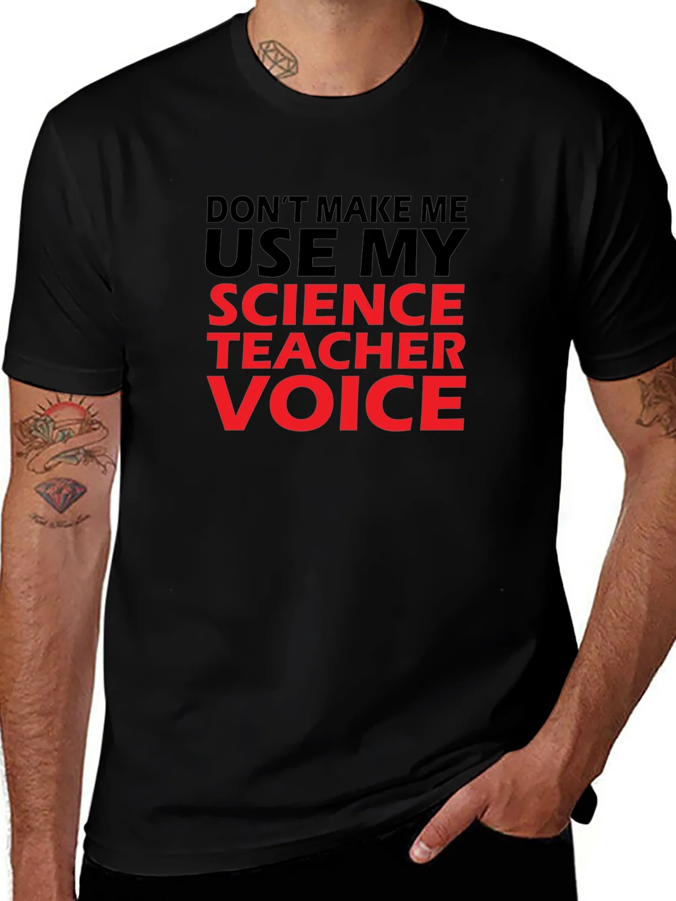 Science Teacher Voice Graphic T-Shirt