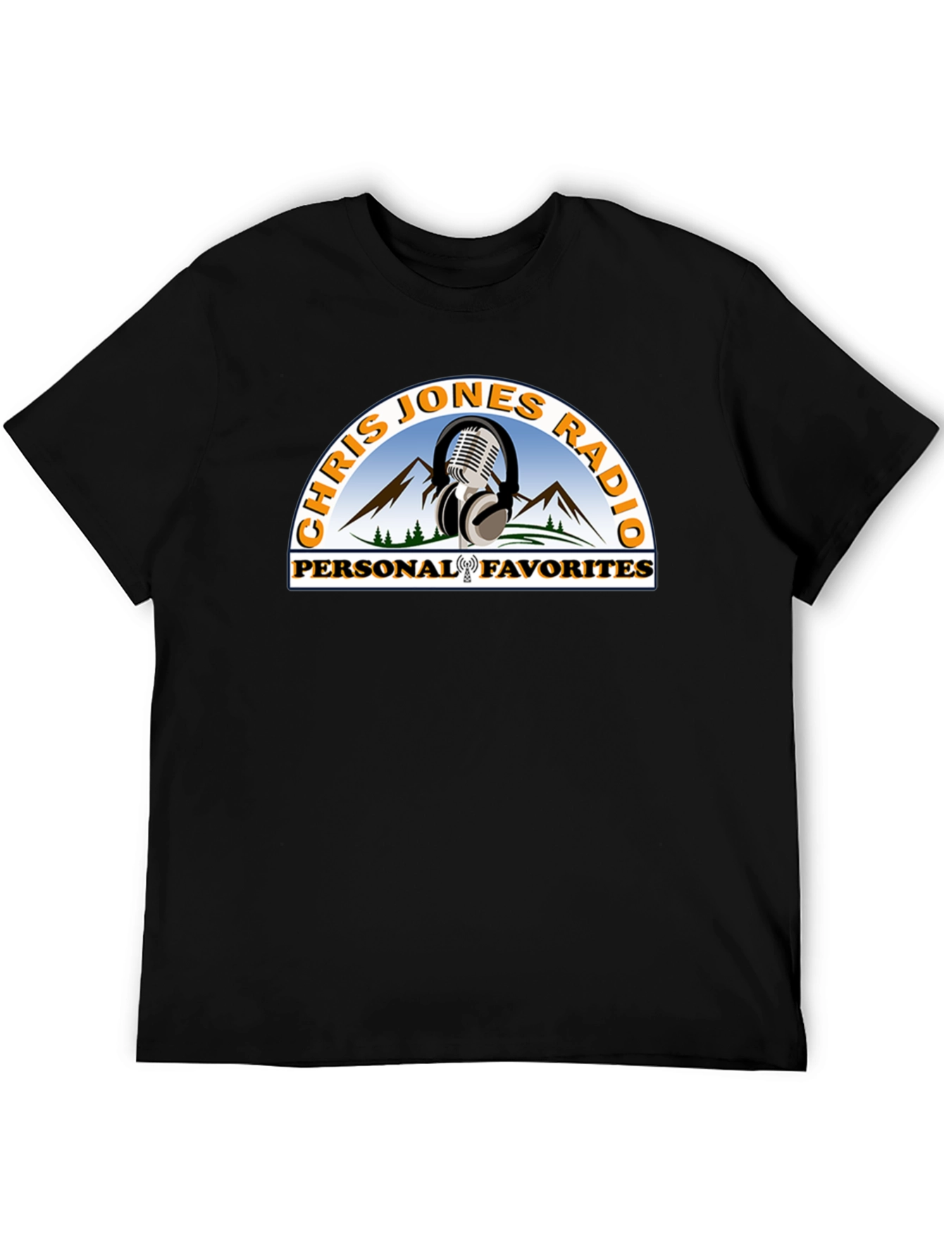Chris Jones Radio T-Shirt - Personal Favorites Black Tee
