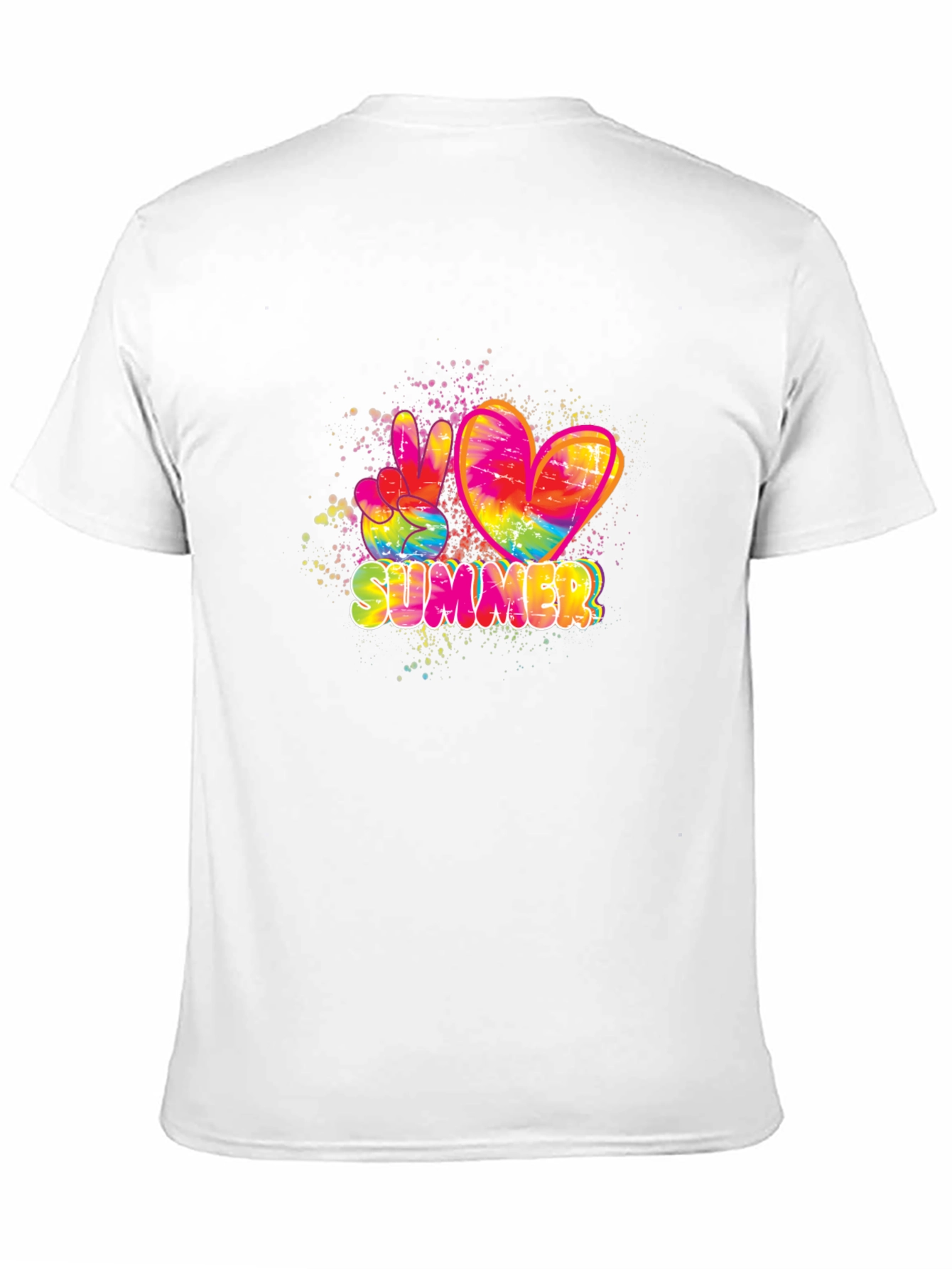 Summer Peace & Love Tie Dye T-Shirt