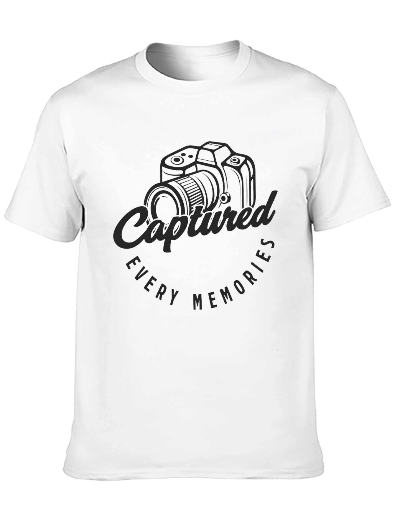 Captured Every Memories T-Shirt: Photography Design
