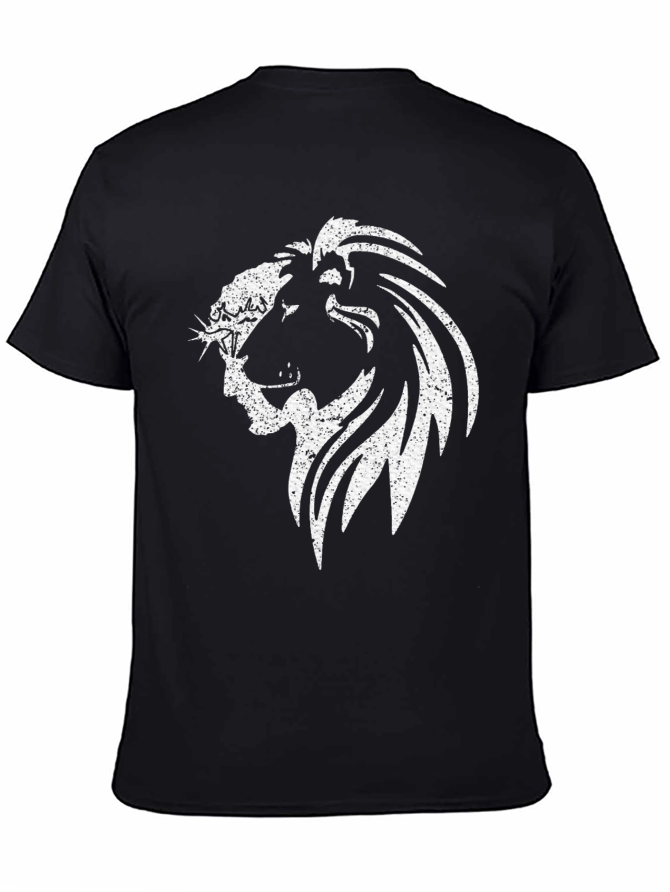 Lion & Lamb Graphic T-Shirt - Black