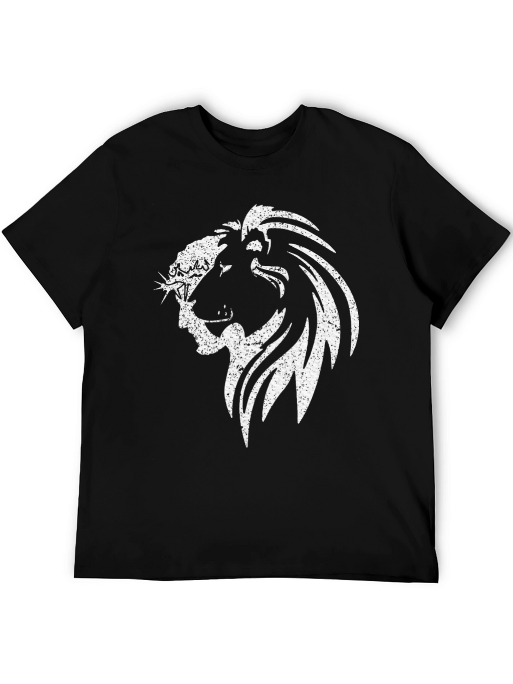 Lion & Lamb Graphic T-Shirt - Black