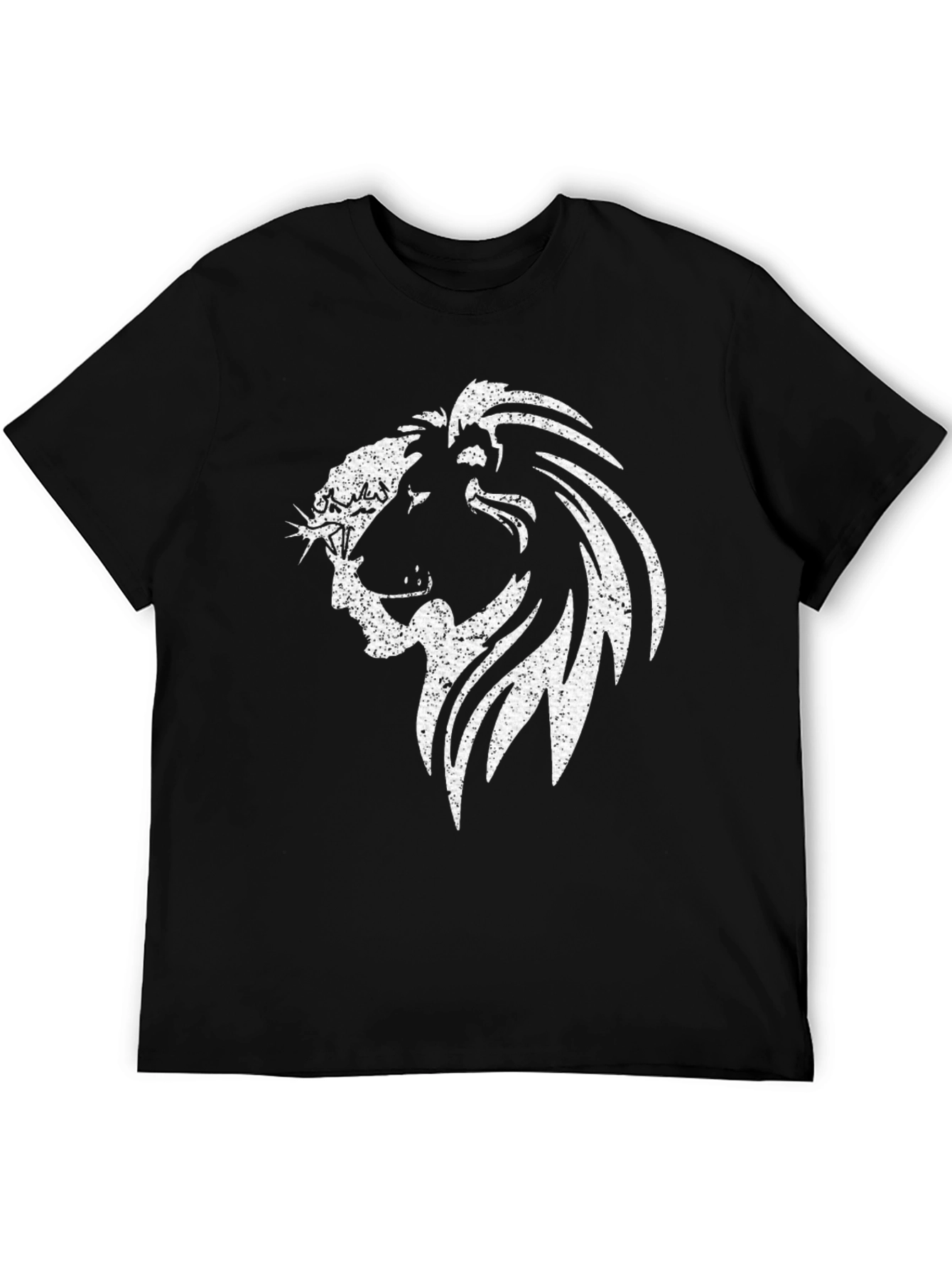 Lion & Lamb Graphic T-Shirt - Black
