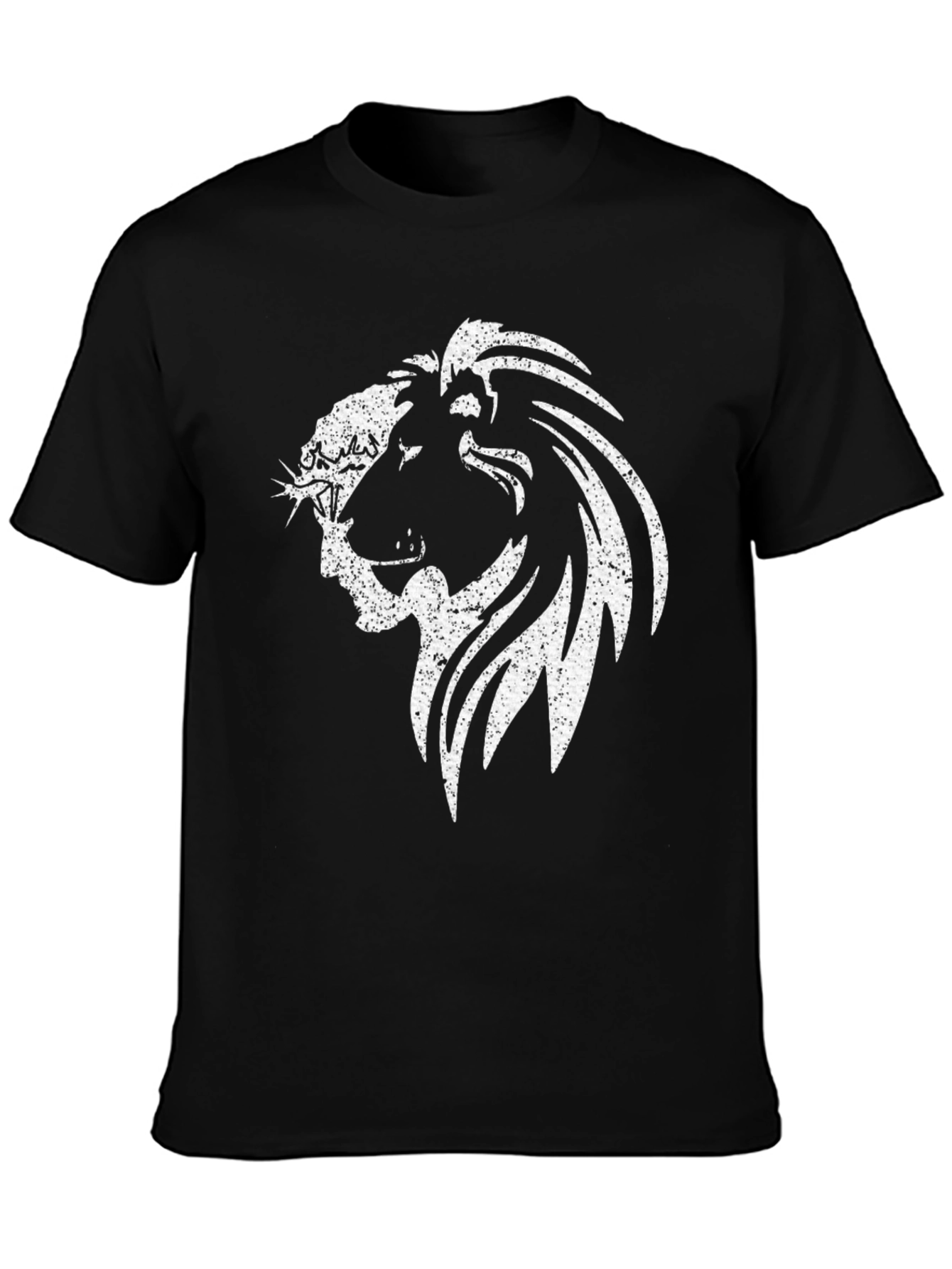 Lion & Lamb Graphic T-Shirt - Black