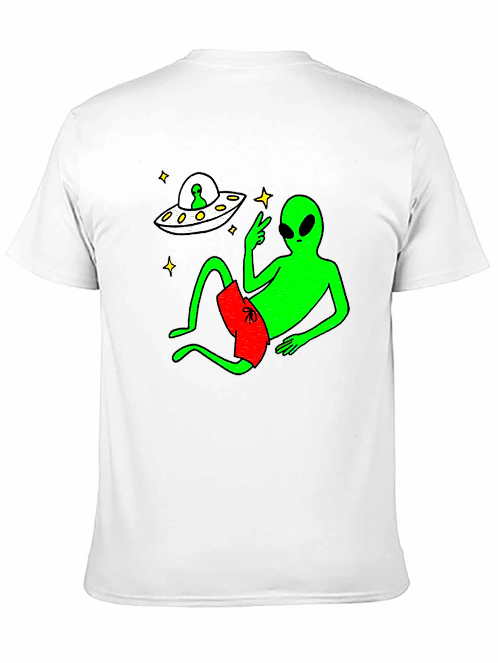 Cool Alien Chill T-Shirt - Black