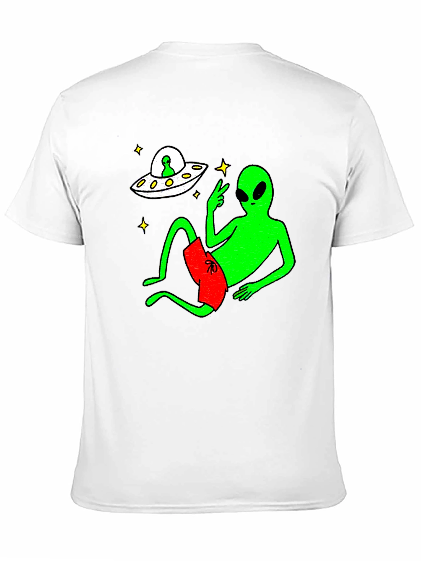 Cool Alien Chill T-Shirt - Black