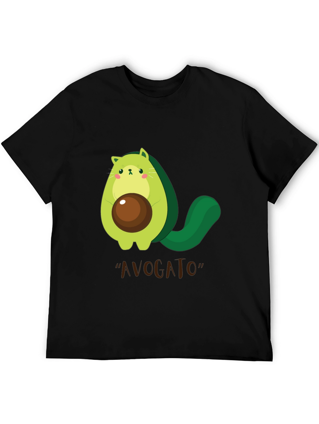 Avogato T-Shirt - Cute Avocado Cat Graphic Tee