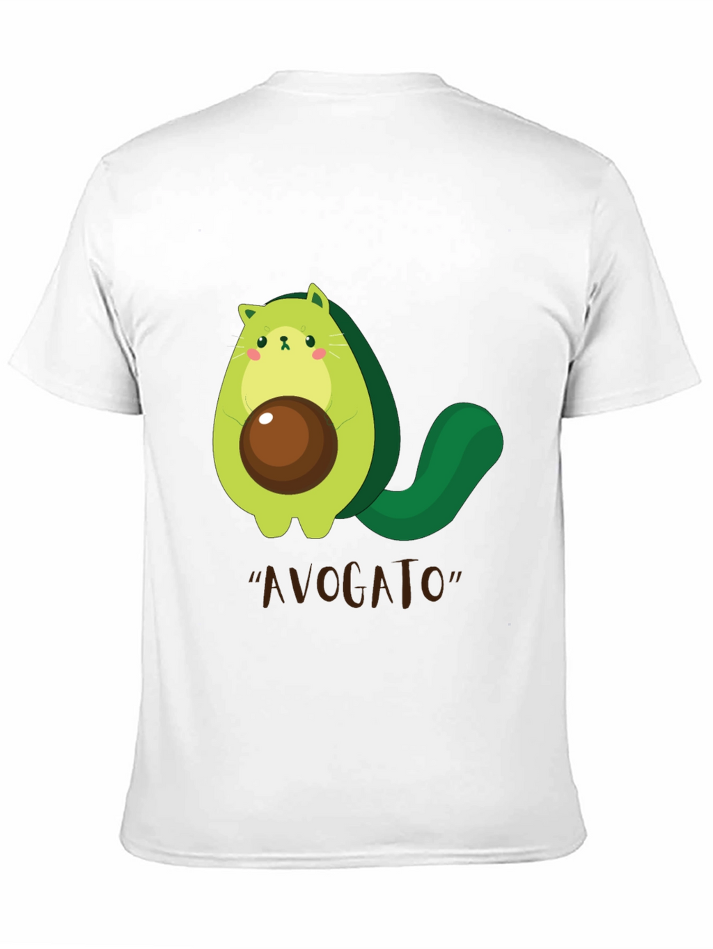 Avogato T-Shirt - Cute Avocado Cat Graphic Tee