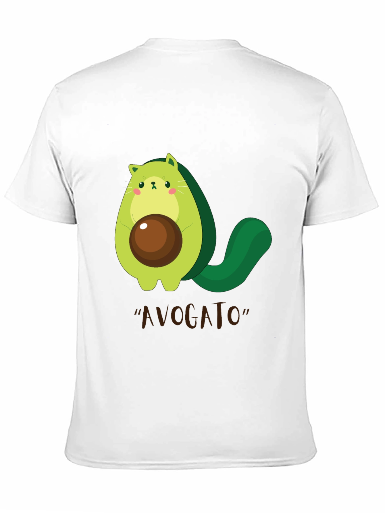 Avogato T-Shirt - Cute Avocado Cat Graphic Tee