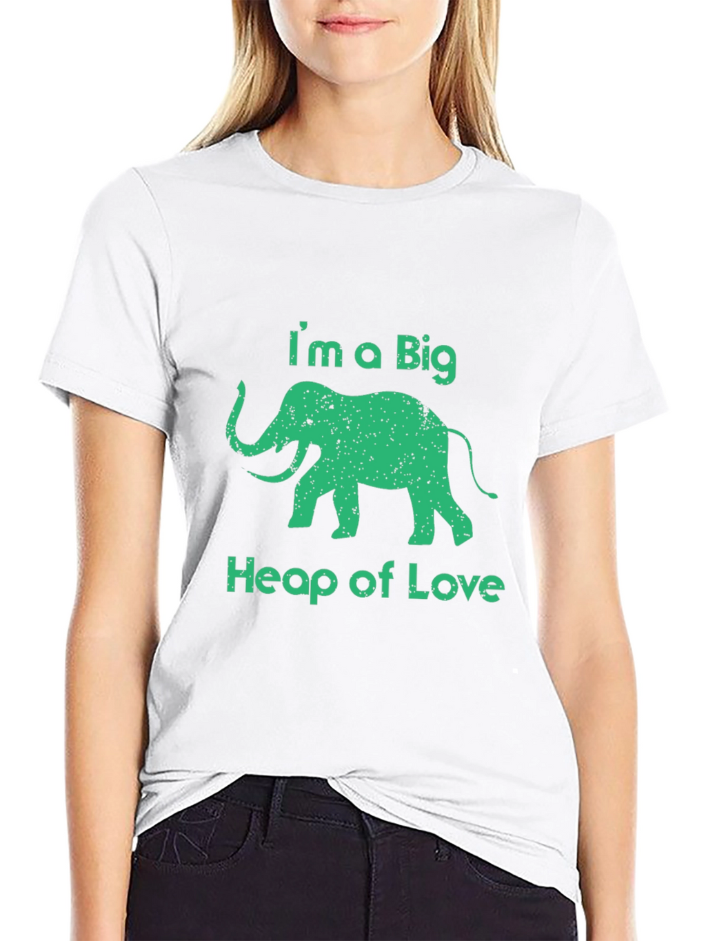 Im A Big Heap Of Love Elephant Graphic Tee
